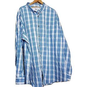 King Size Button Down Long Sleeve Shirt Size 4XL